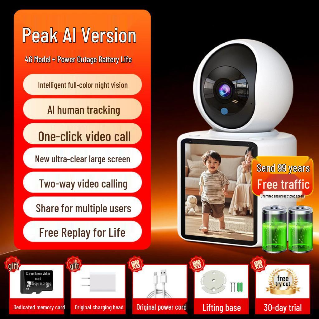 New 2026 360° Two-Way Surveillance Camera with Video Call