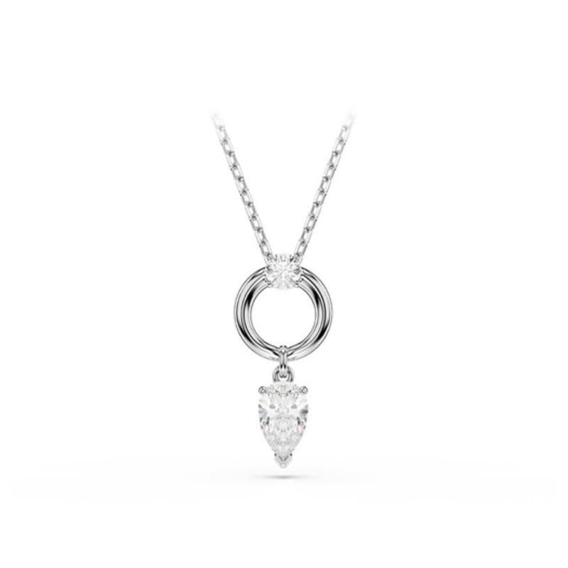 SWAROVSKI [Authentic product from headquarters/free shopping bag] Mesmera rhodium necklace 5723146