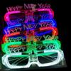 Cosplay LED Light Up Square Eyewear For Adults Kids Costume Accessories New Year Eve Party Decoration Supply