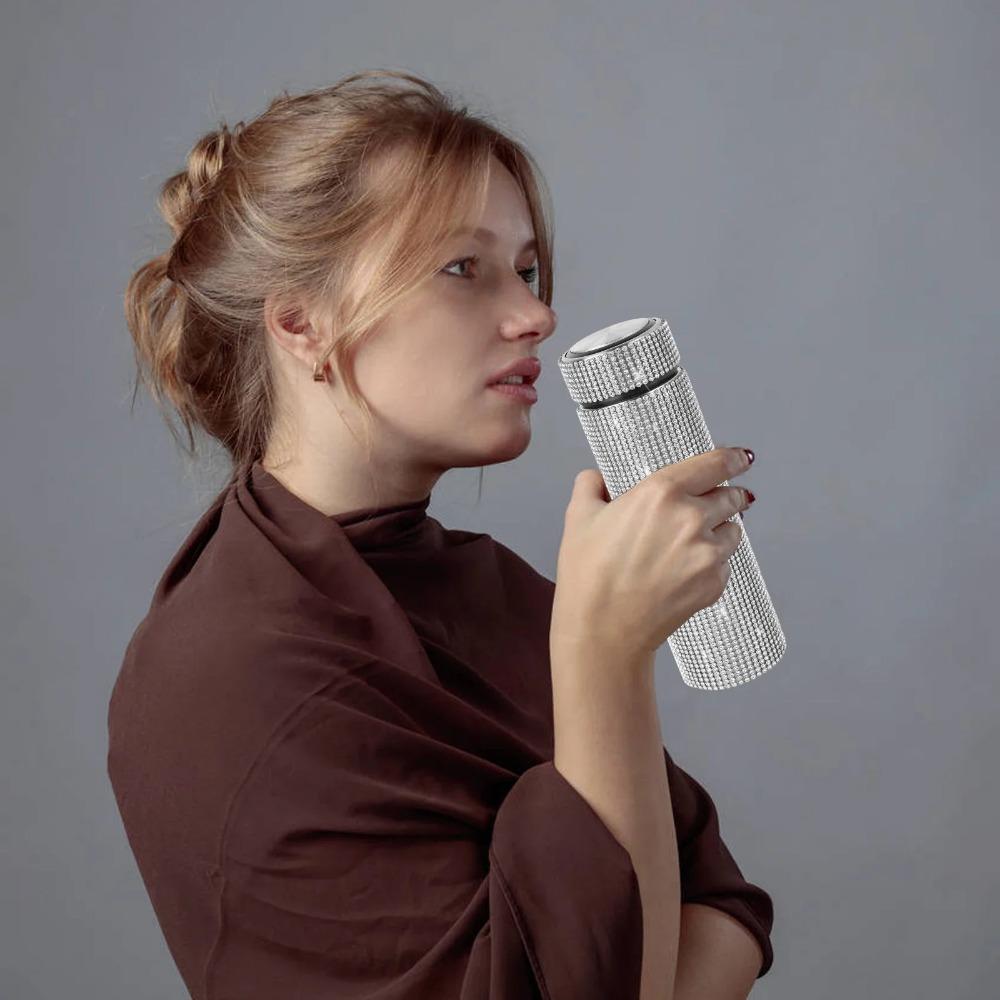 500ml nerezové termosky Vakuové baňky Bling Diamond Drink Láhev na vodu Izolovaný šálek Cestovní pro dívky Dárek