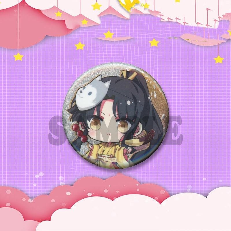 BL Anime Peripheral Coin Brooch Mo Dao Zu Shi Lan Wangji Wei Wuxian Enamel Pins Backpack Clothing Jewelry Badge Accessories Gift