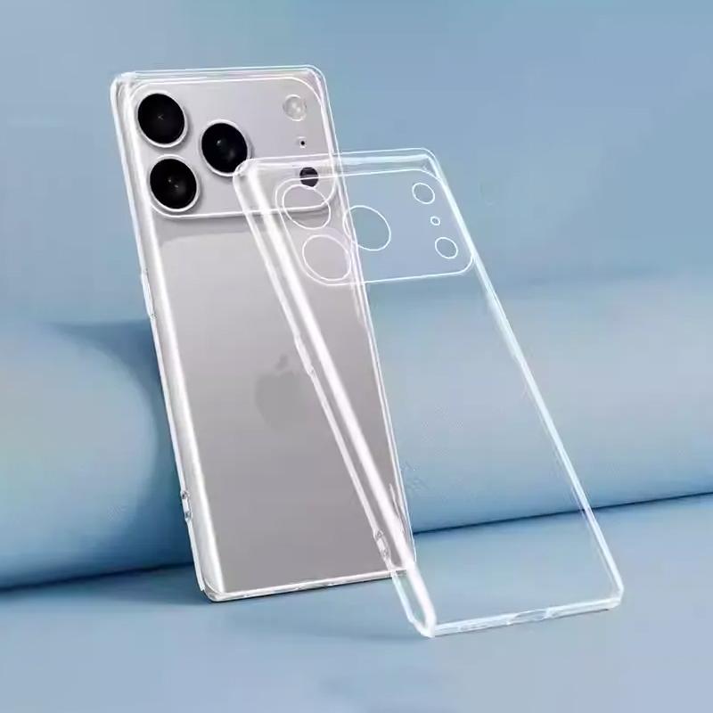 Crystal Clear Ultra Thin Flexible TPU Silicone Case for iPhone 17 Pro Max Air 5G Transparent Soft Protective Cover Accessories