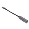 DC To Type C Cable 6.3x3.0mm 100W Female Input To Male Output Nylon Type C To DC6330 Cable for