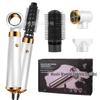5-in-1 Hot Air Comb: Hair Straightener, Automatic Curling Iron & Large Curling Tool