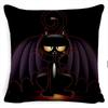 Halloween Pillow Pumpkin Little Witch Horror Cushion Linen Cushion Cover Holiday Party Pillow Cover Bed Backrest