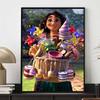 Diamond Painting, Mirabeauty Theme Illustration Cute DIY Rhinestone Mosaic Cross Stitch Kit Embroidery Gift Home Decor
