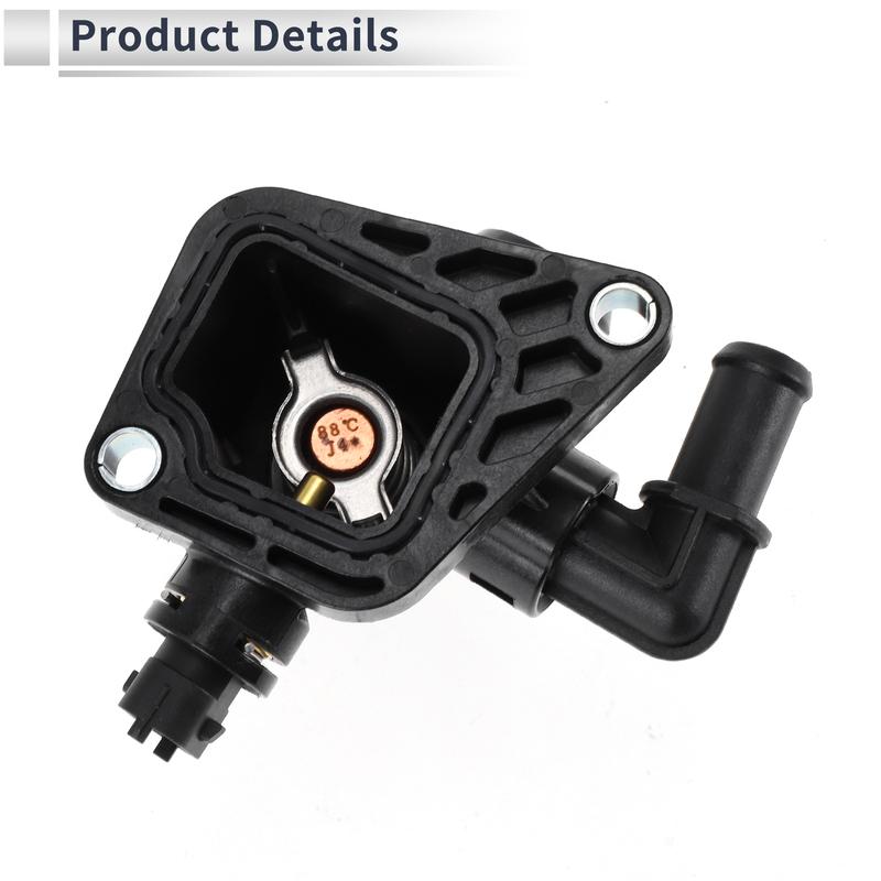 X Autohaux Engine Coolant Thermostat Housing Assembly for Vauxhall Corsa for Astra Meriva