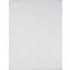 Modern White Living Room Rug with Geometric Relief 160x230