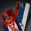 Serbia Flag Badge Phone Case For iPhone 16e 15 14 13 12 11 Pro Max XS X XR SE 7 8 Plus Shell iPhone 16 Soft TPU Cover