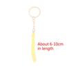 Poten KippenNuggets Gebraden Kip Sleutelhangers Sleutelringen Voedsel Hanger Imitatie Voedsel Sleutelhangers