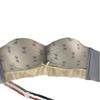 Half a cup gathered to show large, no steel ring, double breasts, anti-sagging sweet lace bra cover set