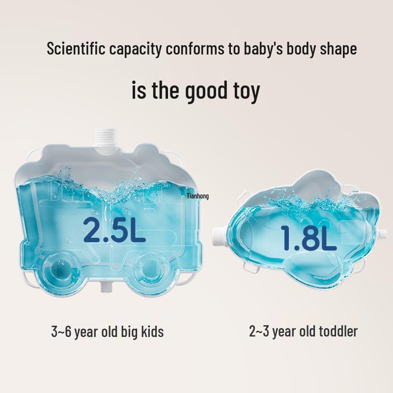 Children's Large Capacity Pull-out Water Gun Backpack for Water Splashing