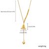 Stainless Steel Metal 26 English Letters Necklace for Women Fashion Gold Color Chain A-Z Alphabet Clavicle Necklace Jewelry Gift