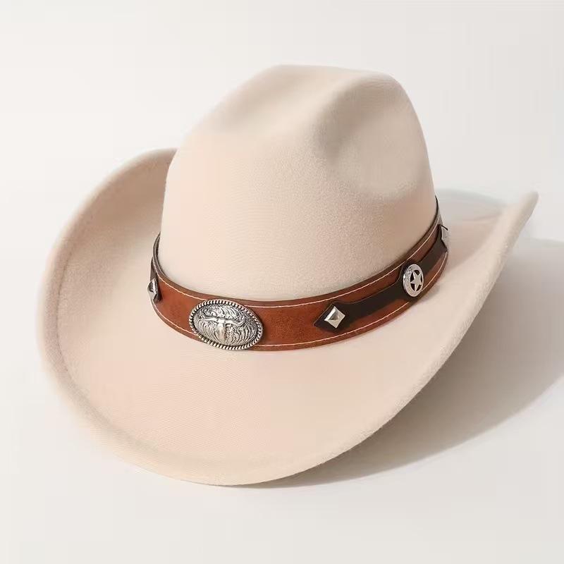 Popular British Literary and Retro One-word Cowboy Hat, Women's Classic Outdoor Cowboy Hat Top Hat