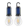 1/2/3/4Pcs Solar Rechargeable Camping Light 3 Modes Adjustable Portable Outdoor Hiking Emergency Tent Hanging LED Bulb Lamp