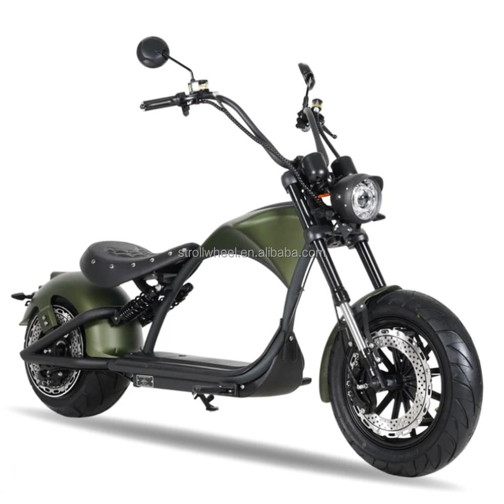 Germany Warehouse Mangosteen M1P Citycoco 45km/h COC Electric Streetbike 2-Wheel Electric Scooter 320mm Disc Brake