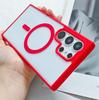 Magnetic Transparent Phone Case for Samsung S25 Ultra/Edge & S23/22