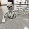 Halloween Half-Lichaam Skelet Tuindecoratie - Spookachtig Gazonornament