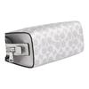 Coach 20 Metallic Crosshatch Coated Canvas Crossbody Bag Small Women Bags Silver CCK70-SVYGP