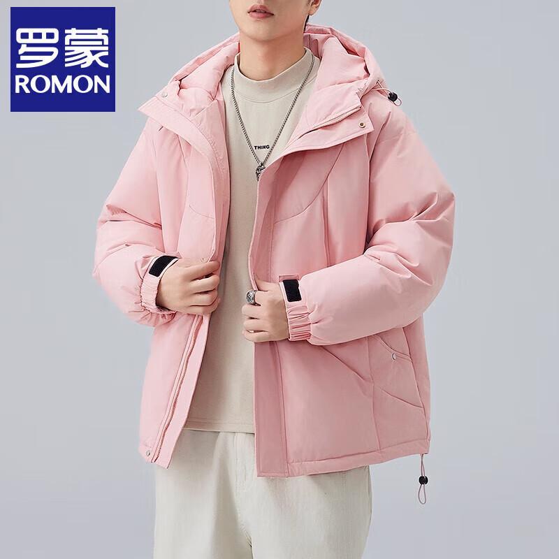 

Romon Men s Hooded Padded Winter Jacket M