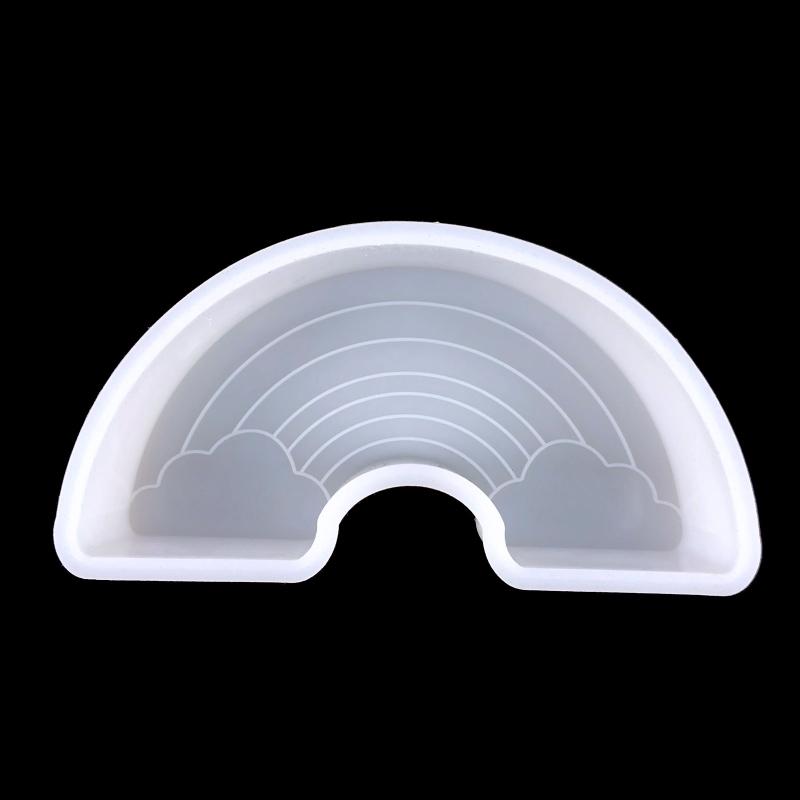 1x/6x Night Light Epoxy Resin Molds Silicone Mold Set Rainbow Moon Clouds Game Console Shaped Mold Table Lamp Decoration