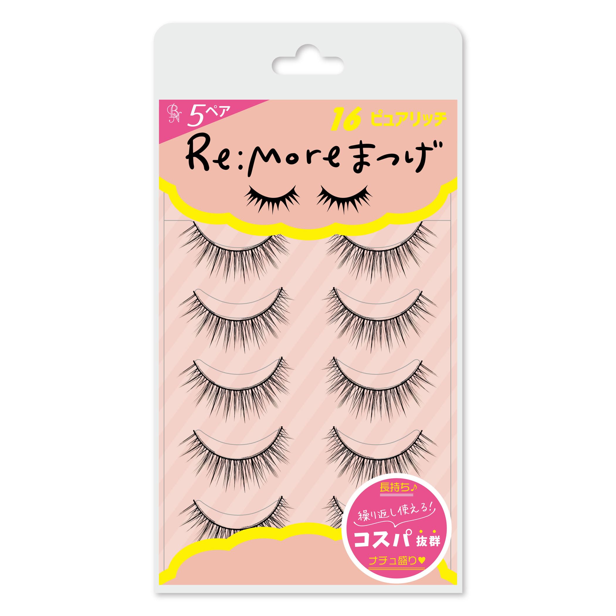 

BN Remore Eyelashes Pure Rich RRME-16 (5 пар)