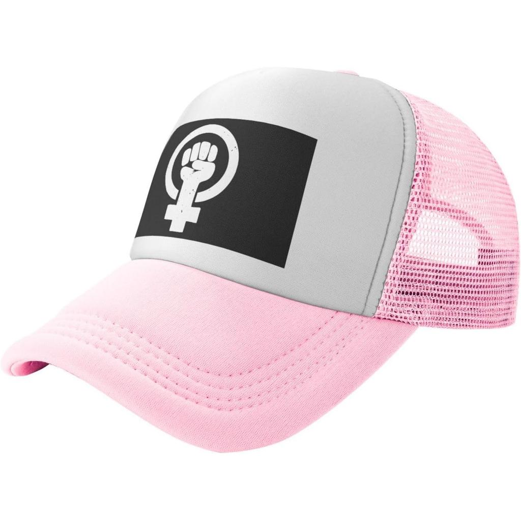 Feminist Fist Venus Symbol Trucker Hat Unisex Mesh Baseball Cap Outdoor Casual Snapback