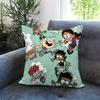 Anime The L-Loud House Cushion Cover Comfortable Reversible Pillow Cover Ideal for Car Sofa Bedroom & Beyond