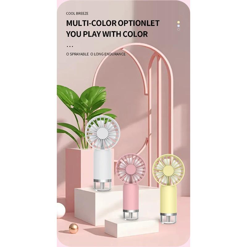 Handheld Mini Air Conditioner Spray Fanusb Rechargeable Portable Humidifier Mist Cooler Cooling Spray Humidifier Fan For Home