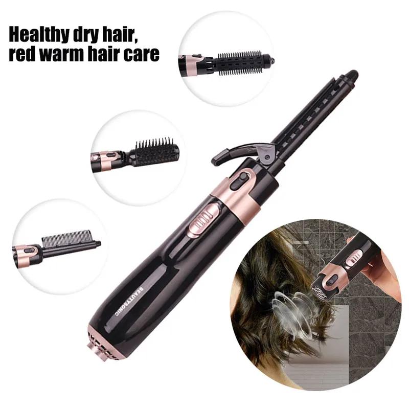 Electric Hair Dryer Blow Dryer Comb Rotating Hot Air Brush Hairdryer Hair Blower Brush 4 in 1 Hotel Household Salon Professional