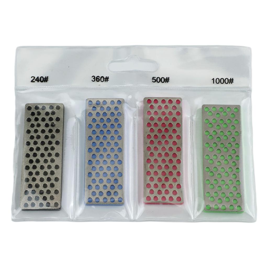 4pcs Snowboard Ski Edge Bevel Tuning/Ski Wax Kit File 240/360/500/1000 Grit /new