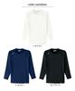 ASAHICHO Cool Size L Long-Sleeve Innerwear, Spring/Summer, Black, 0044,