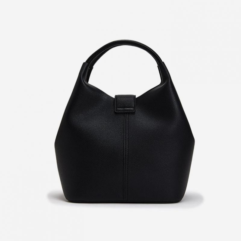By Esquire By Women Arbel Round Tote Bag Black