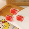 3Pcs/Set Dollhouse Mini Supermarket Plastic Sealed Fruit Combination Model Simulated Food Decoration