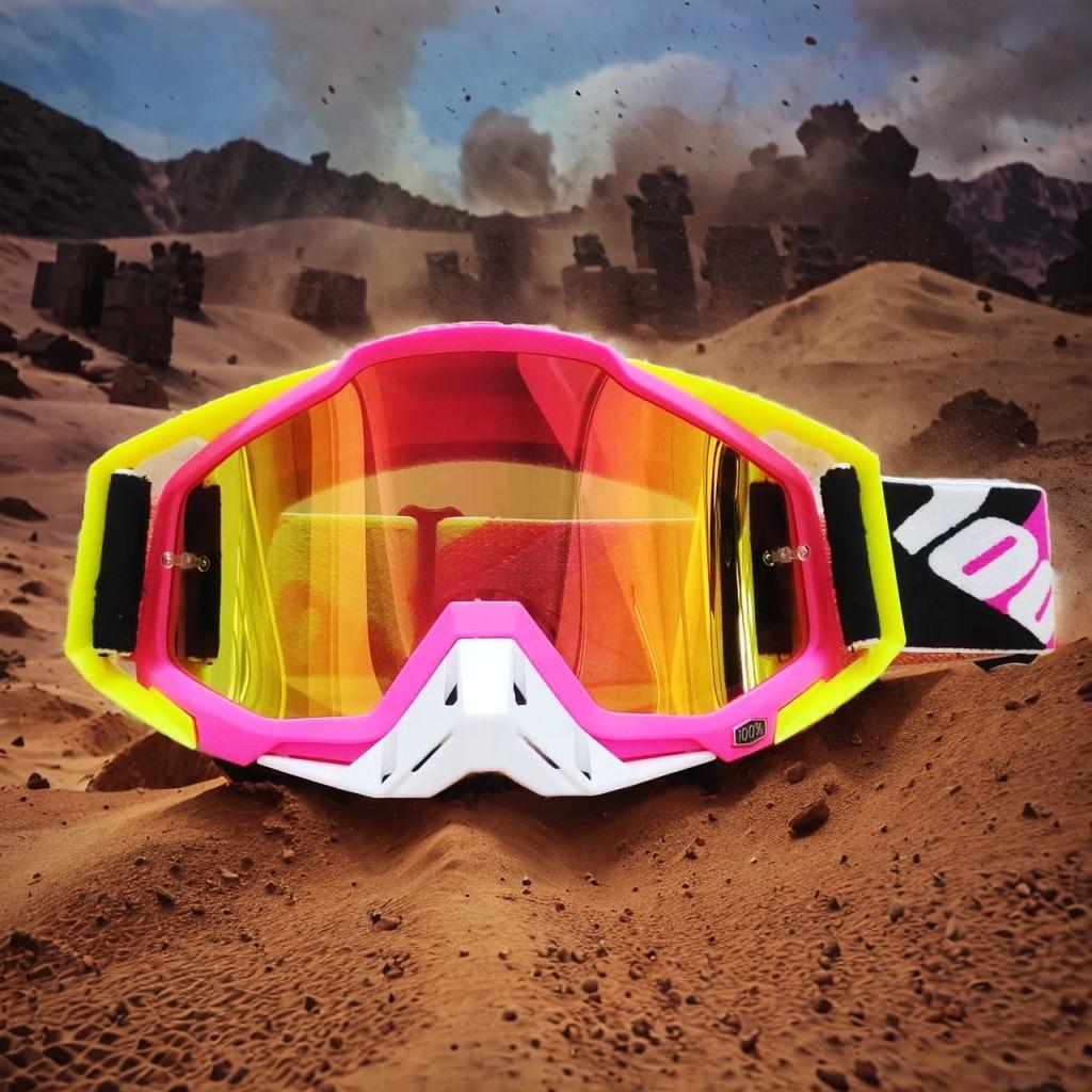 Off-Road Goggles Motorcycle Harley Rider Helmet Mountain Off-Road Windproof Dust-proof UV-proof Splash-proof Eye Protection