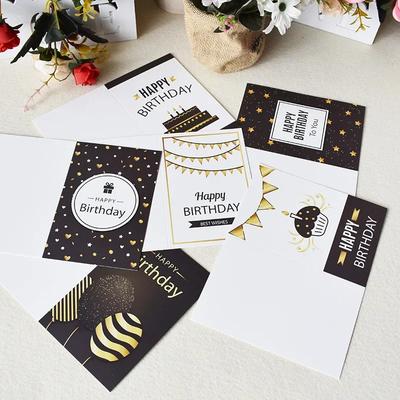 Bulk 10pcs Custom Note Cards with Envelopes, Thank You Cards, Birthday Card for Kids, Invitations, Blank Inside Greeting Cards