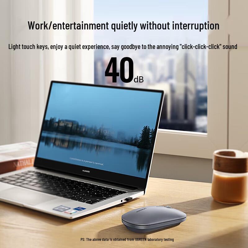 UGREEN USB 2.4G Wireless Silent Office Mouse