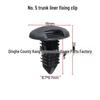 Universal Car Plastic Rivet Clips for Honda, Nissan, Toyota - Bumper & Fender Retainers