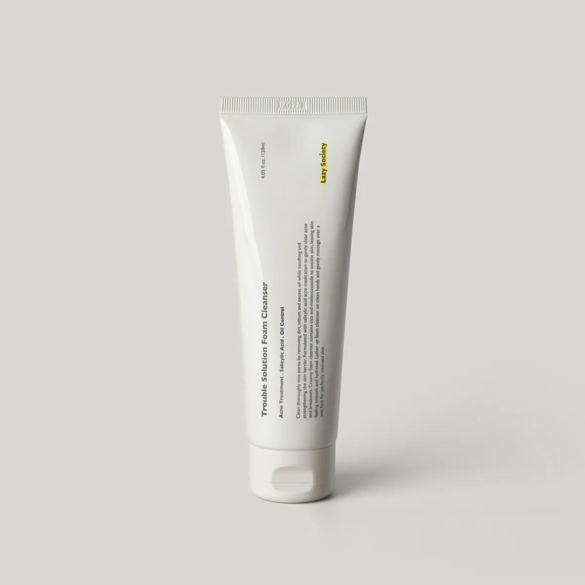 LazySOCIETY Trouble Solution Foam Cleanser 120ml