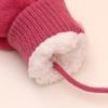 Winter Gloves with Velvet and Thickening for Children Infants and Toddlers  Cute Halter Neck  Warm for Girls and Boys