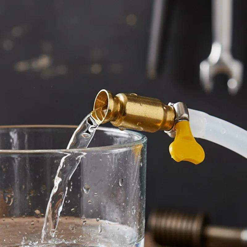 Messing Manuelle Kraftstoffförderpumpe Siphon Schlauch Kit für Diesel Benzin Öl Wasser Schneller Durchfluss Handpumpe für Auto Boot Tankentleerung Entlüftung