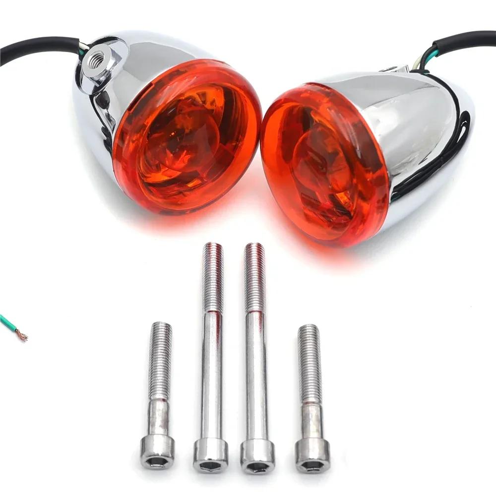 Turn Signal Light Indicator Rear For Harley Davidson Sportster XL883 XL1200 FXD FXS Motorcycle Parts