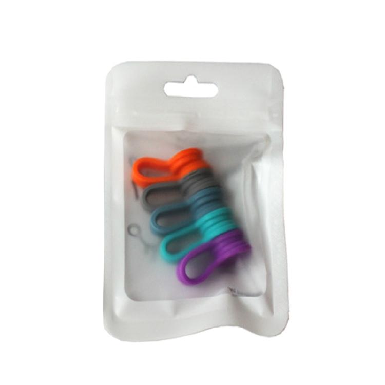 

5 Small Clips for USB Cable Earphone Manager Ties Storage Hold Straps Organizers 1