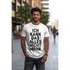 Overwhelming Humor T-Shirt With German Text 'Ich Kann Nicht Mehr'[German Language], Black Tee Unisex Man Gift Ed Boy