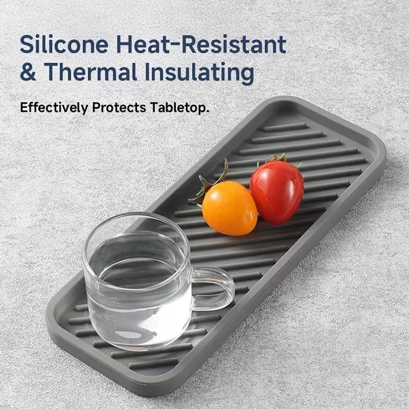 1 Stück Silikon-Schwammhalter, Küchenschwammhalter, Silikon-Slink-Organizer-Tablett für Badezimmer, Seifenspender, einfache Silikonseife