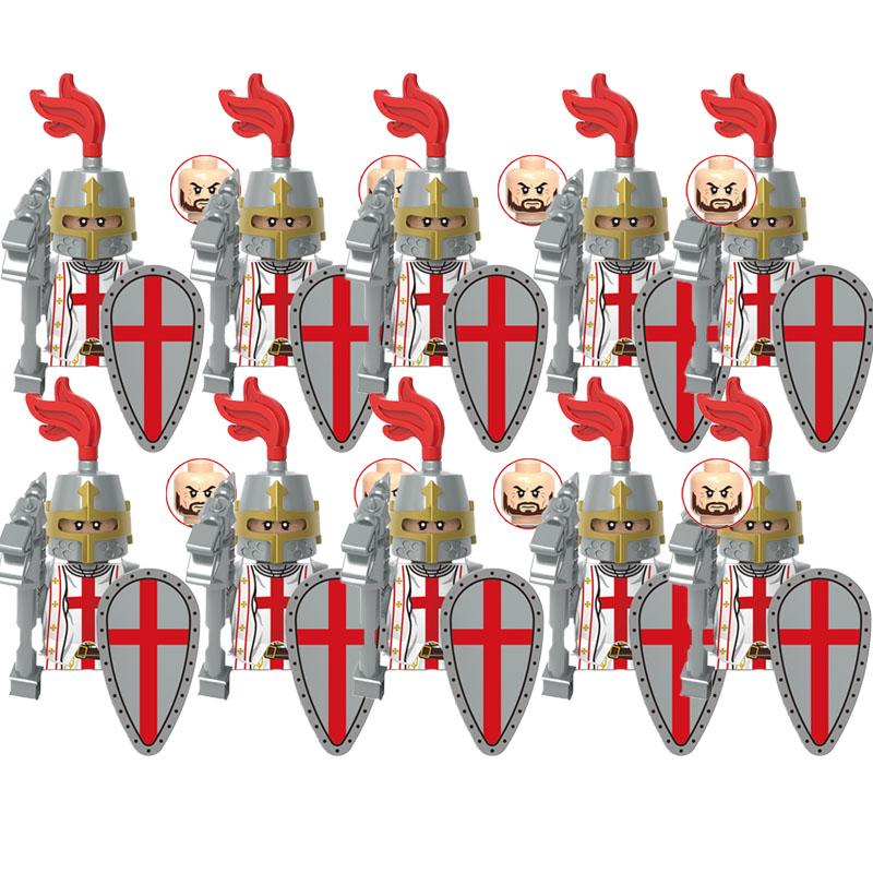 

Военные строительные блоки Фигурки солдат Подарки Игрушки Оружие Средневековый госпиталь Львиное сердце Тевтонский рыцарь Наполеоновские войны Серия