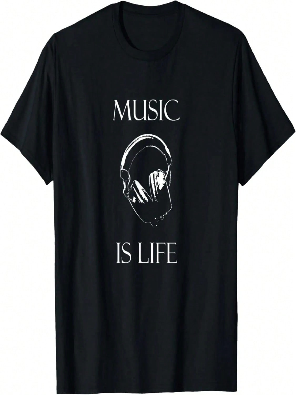 Retro Vintage Music Is Life T-Shirt S разноцветный