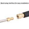 Stainless Steel 30°90°&U Bend High Pressure Washer Rod - 1/4" Quick Connect Cleaning Wand for AC Car Ventilation Duct Cleaning