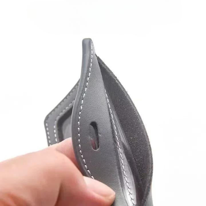 Leather Work Card  Cover Card Clip Cowhide Nameplate Cowhide Nameplate Elevator  Access Control School  Doctor Bus Card