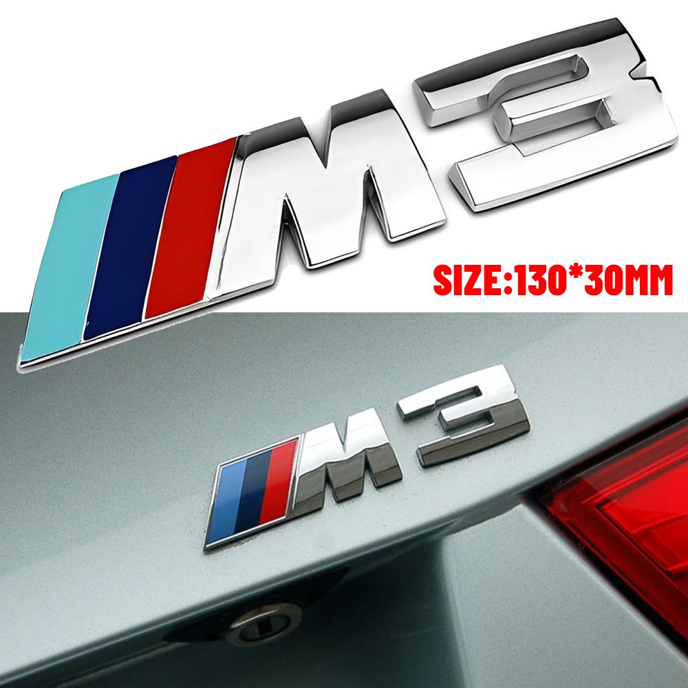 3D ABS Chrom M3 M5 Logo Auto Heckklappenemblem Plakette Für BMW M Sport Performance M1 M2 M3 M4 M4 M5 M6 M7 Aufkleber Zubehör